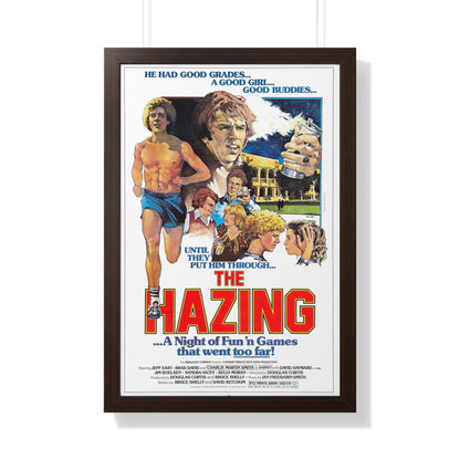 THE HAZING (CURIOUS CASE OF THE CAMPUS CORPSE) 1977 - Framed Movie Poster-20" x 30"-The Sticker Space