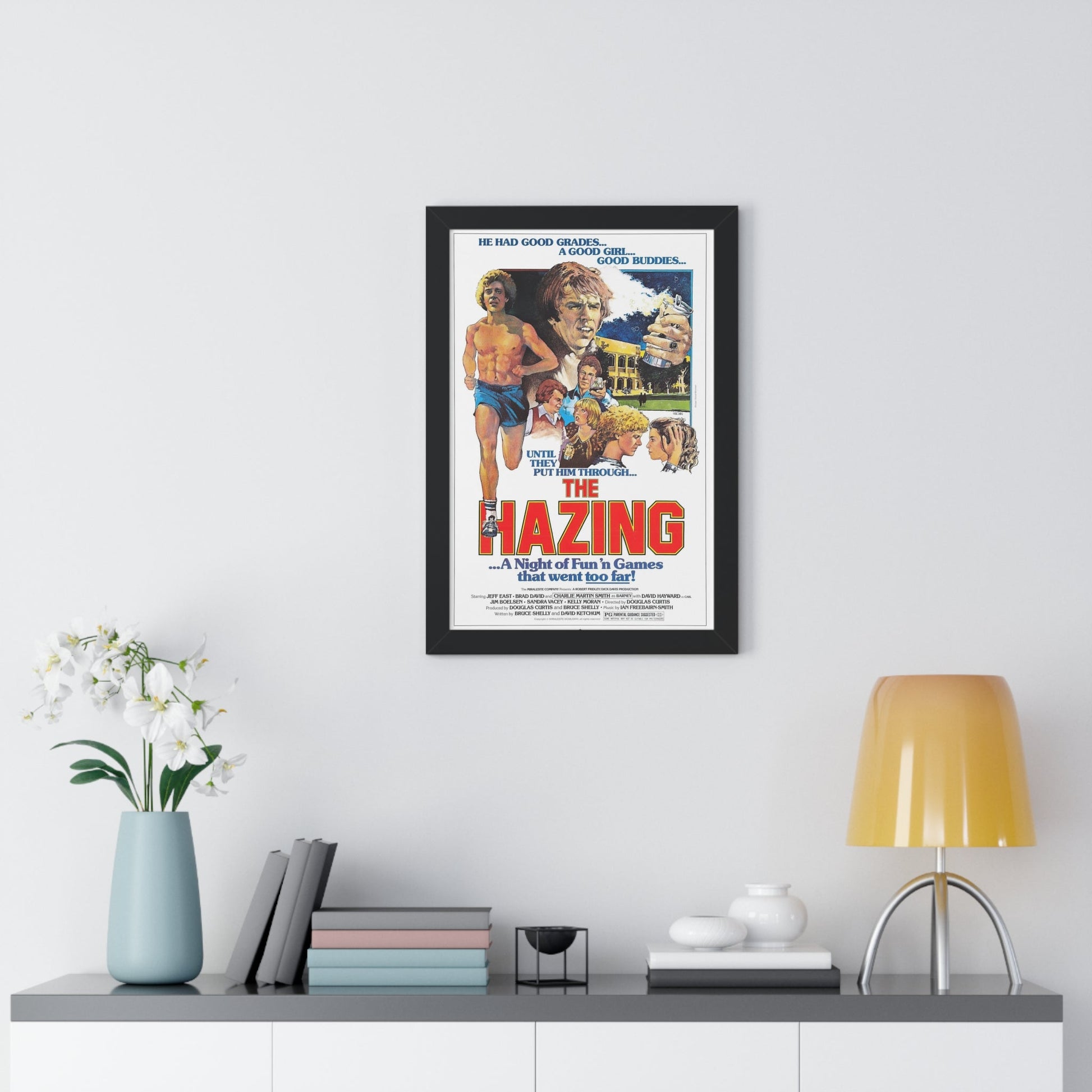 THE HAZING (CURIOUS CASE OF THE CAMPUS CORPSE) 1977 - Framed Movie Poster-The Sticker Space