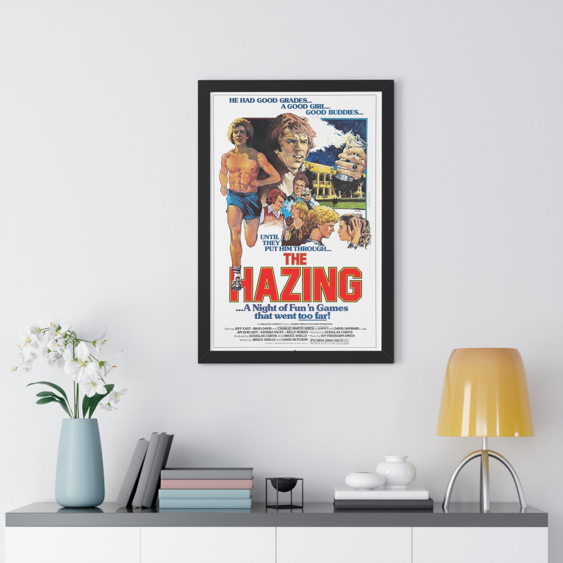 THE HAZING (CURIOUS CASE OF THE CAMPUS CORPSE) 1977 - Framed Movie Poster-The Sticker Space