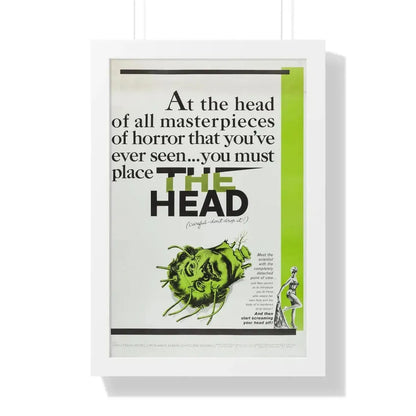 THE HEAD 1959 - Framed Movie Poster 16″ x 24″ White - The Sticker Space