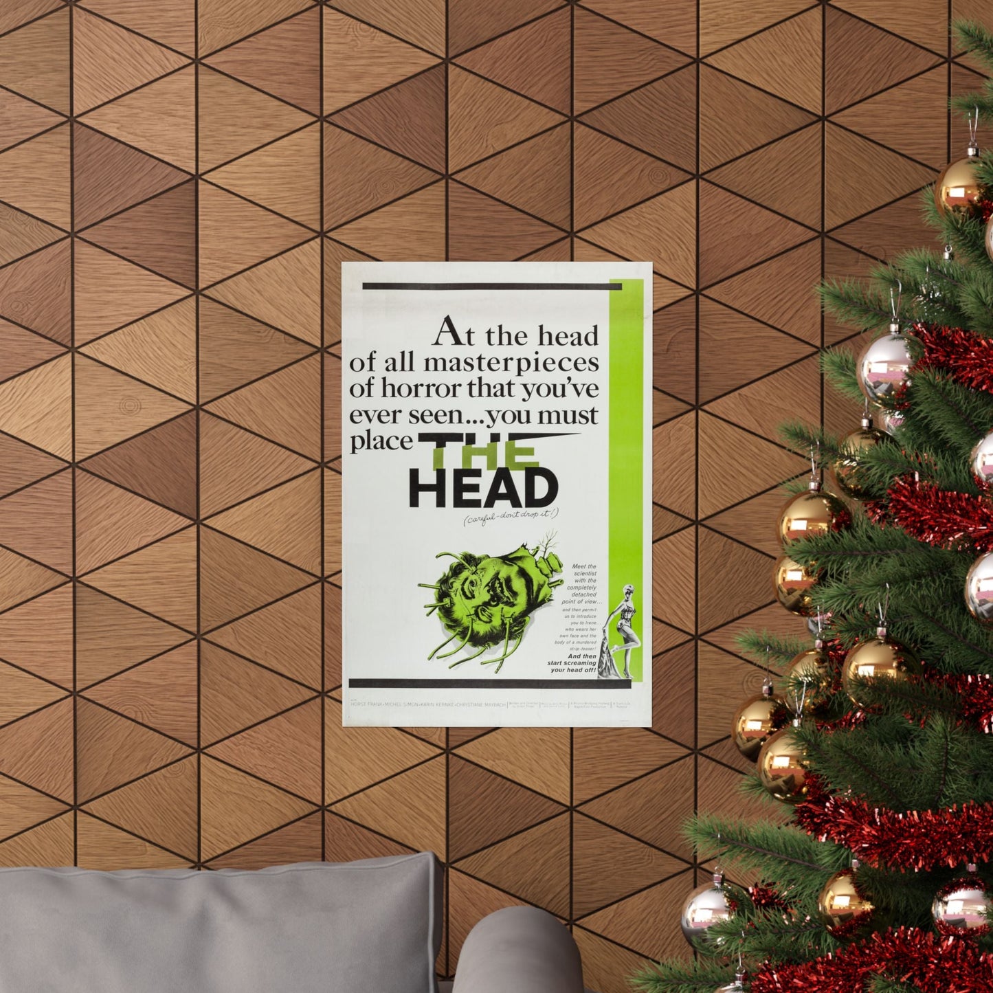 THE HEAD 1959 - Paper Movie Poster-The Sticker Space