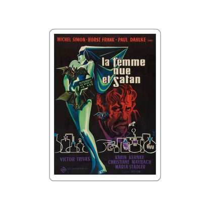 THE HEAD (FRENCH) 1959 Movie Poster STICKER Vinyl Die-Cut Decal 6 Inch - The Sticker Space