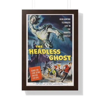 THE HEADLESS GHOST 1959 - Framed Movie Poster 16″ x 24″ Walnut - The Sticker Space