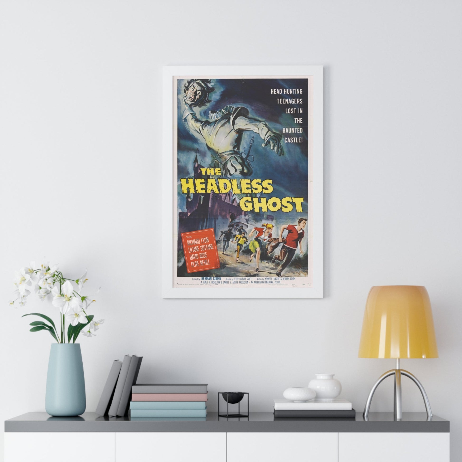 THE HEADLESS GHOST 1959 - Framed Movie Poster-The Sticker Space