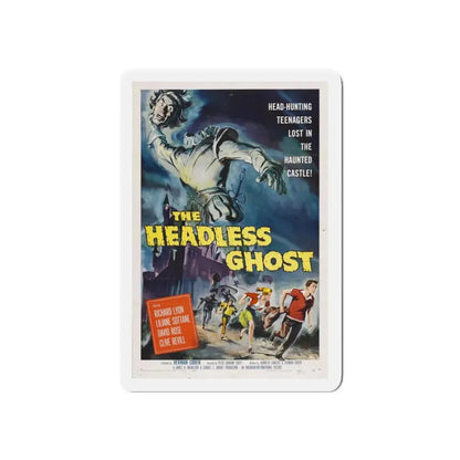 THE HEADLESS GHOST 1959 Movie Poster - Refrigerator Magnet 3 Inch Die-Cut - The Sticker Space