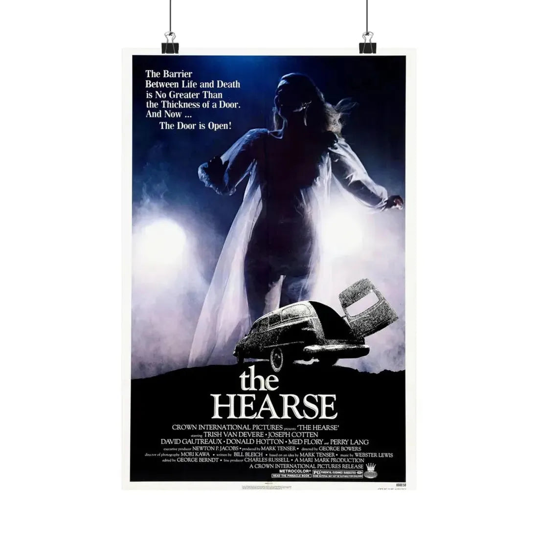 THE HEARSE 1980 - Paper Movie Poster 12″ x 18″ Matte - The Sticker Space
