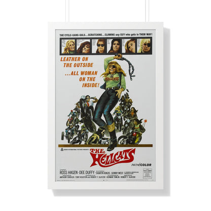 THE HELLCATS 1968 - Framed Movie Poster-20" x 30"-The Sticker Space