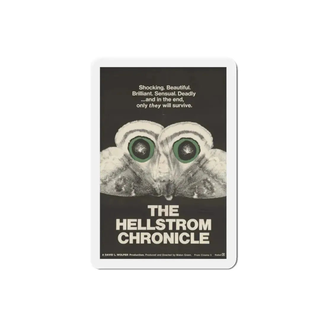 The Hellstrom Chronicle 1971 Movie Poster Refrigerator Magnet 2 Inch - The Sticker Space
