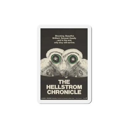 The Hellstrom Chronicle 1971 Movie Poster Refrigerator Magnet 3 Inch - The Sticker Space