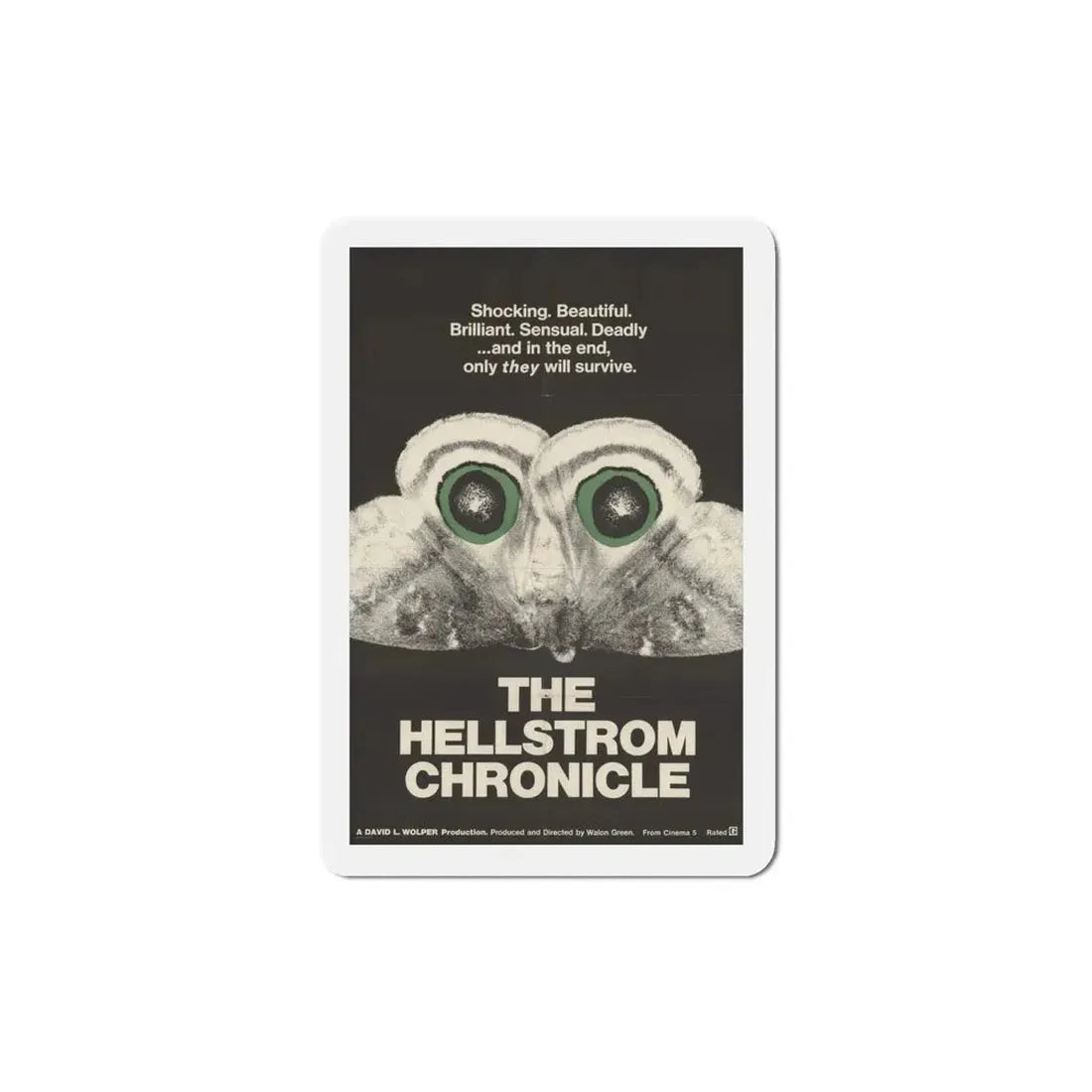 The Hellstrom Chronicle 1971 Movie Poster Refrigerator Magnet 4 Inch - The Sticker Space