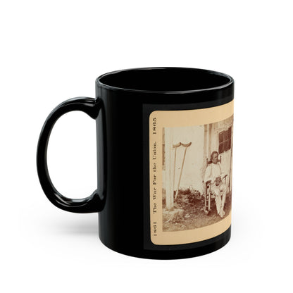 The Hero Of Gettysburg (U.S. Civil War) Black Coffee Mug-The Sticker Space