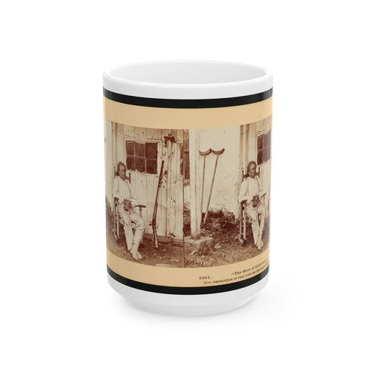 The Hero Of Gettysburg (U.S. Civil War) White Coffee Mug-15oz-The Sticker Space