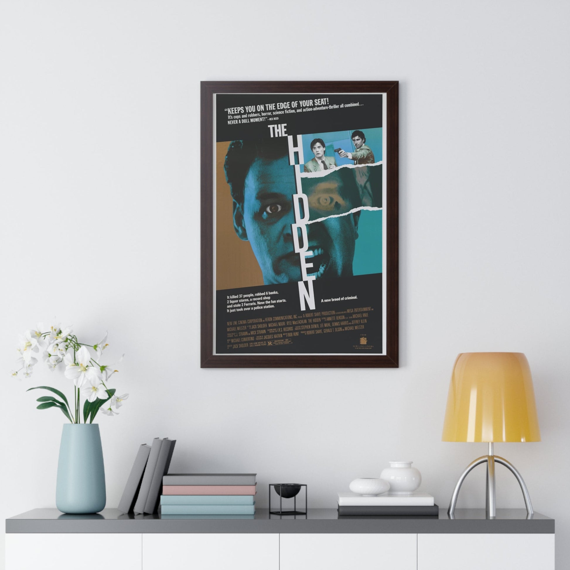 THE HIDDEN 1987 - Framed Movie Poster-The Sticker Space