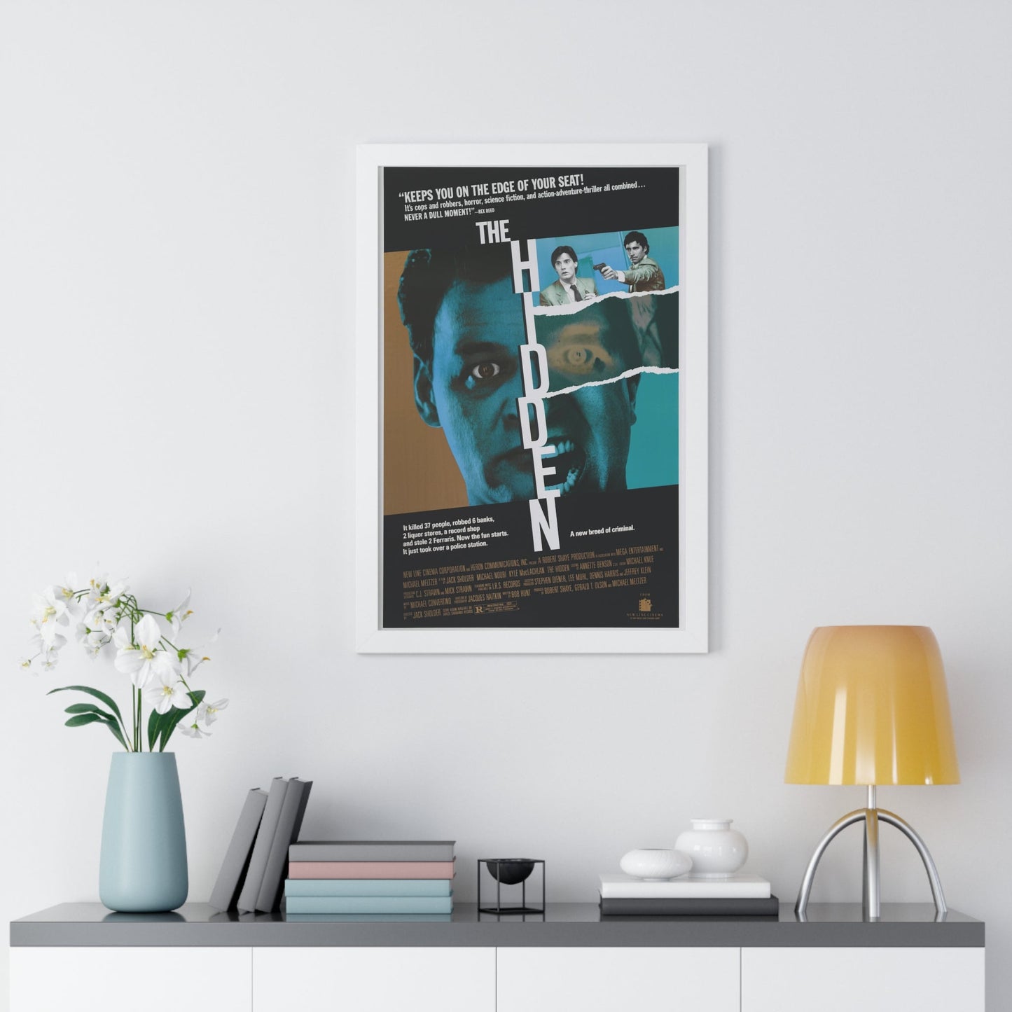 THE HIDDEN 1987 - Framed Movie Poster-The Sticker Space