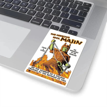 THE HIDEOUS IDOL MAJIN 1966 Movie Poster - STICKER Vinyl Kiss-Cut Decal - The Sticker Space