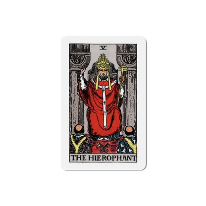 The Hierophant (Tarot Card) Die-Cut Magnet-3" x 3"-The Sticker Space