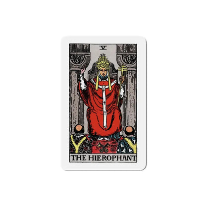 The Hierophant (Tarot Card) Refrigerator Magnet 3 Inch - The Sticker Space