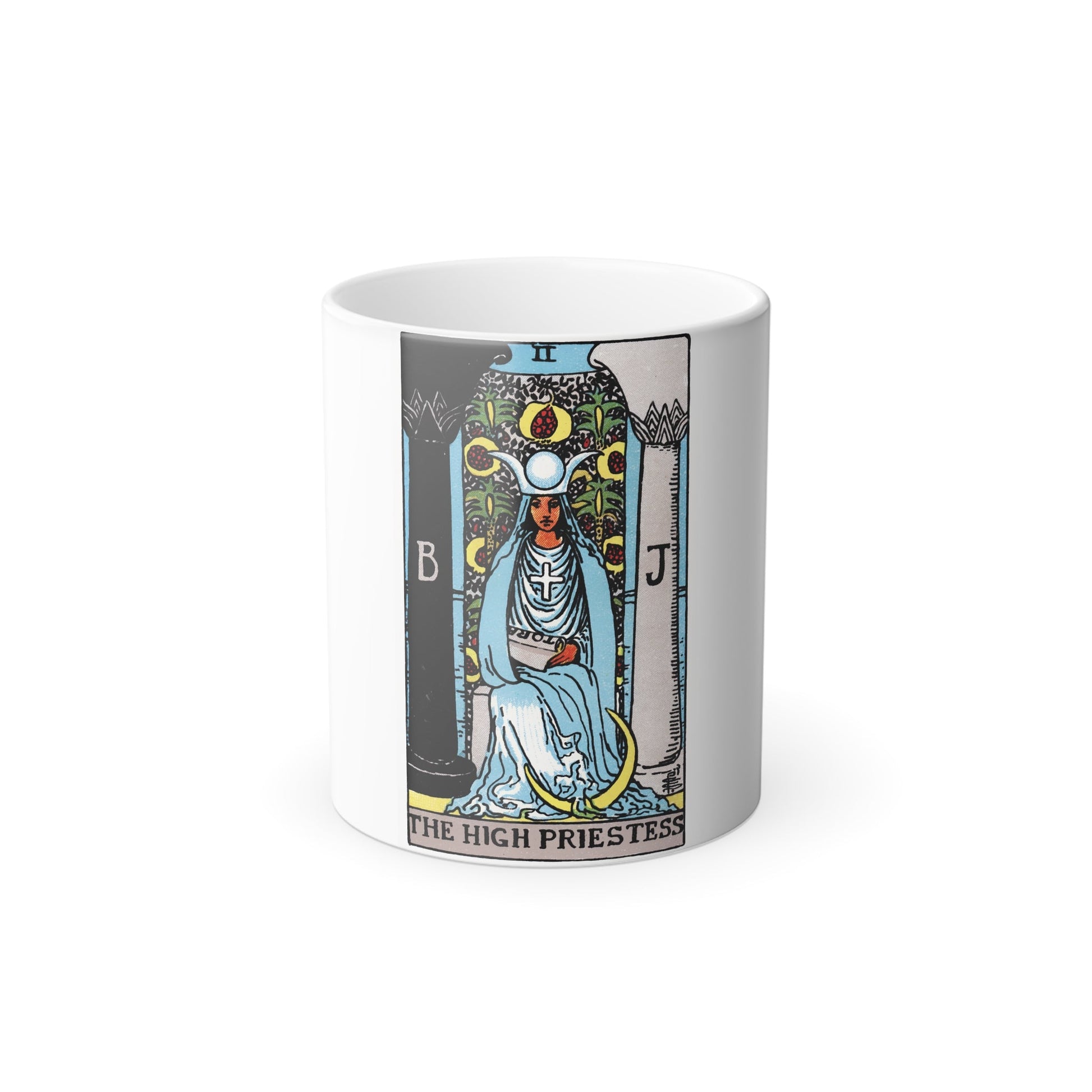 The High Priestess (Tarot Card) Color Changing Mug 11oz-11oz-The Sticker Space