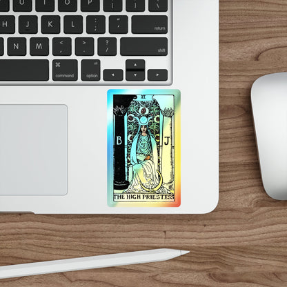 The High Priestess (Tarot Card) Holographic STICKER Die-Cut Vinyl Decal-The Sticker Space