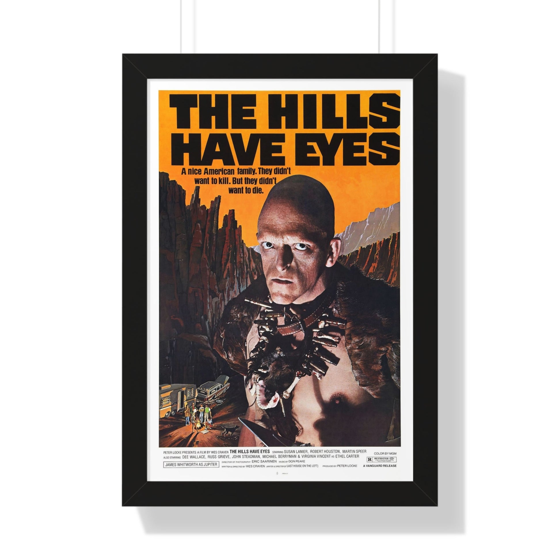 THE HILLS HAVE EYES 1977 - Framed Movie Poster-16″ x 24″-The Sticker Space