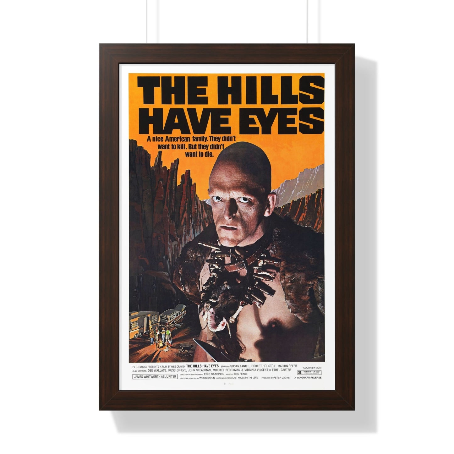 THE HILLS HAVE EYES 1977 - Framed Movie Poster-16″ x 24″-The Sticker Space