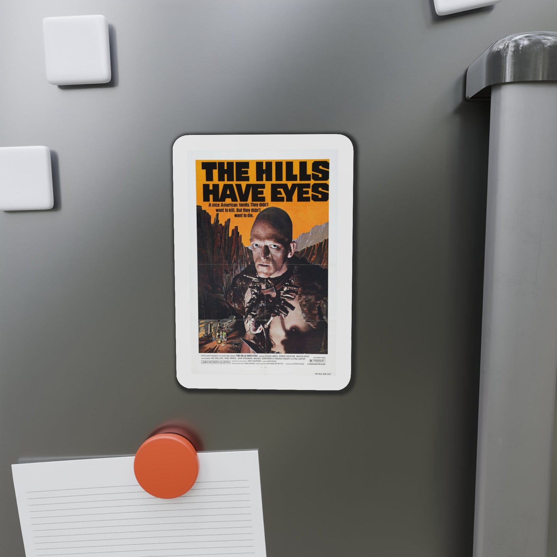 The Hills Have Eyes 1977 Movie Poster Die-Cut Magnet-The Sticker Space