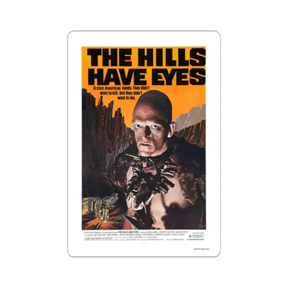 THE HILLS HAVE EYES 1977 Movie Poster - STICKER Vinyl Kiss-Cut Decal 2 Inch White - The Sticker Space