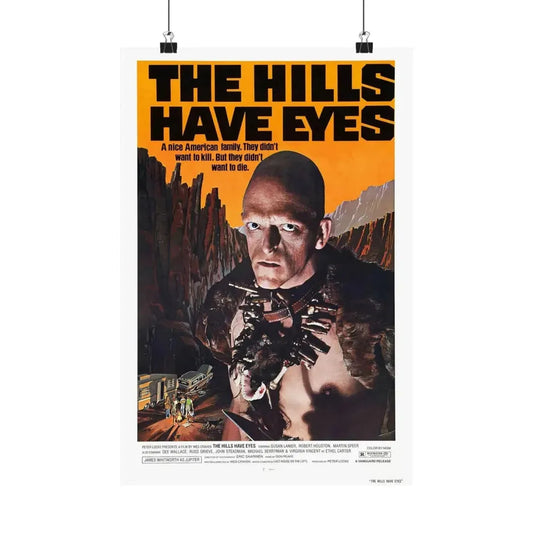 THE HILLS HAVE EYES 1977 - Paper Movie Poster 12″ x 18″ Matte - The Sticker Space