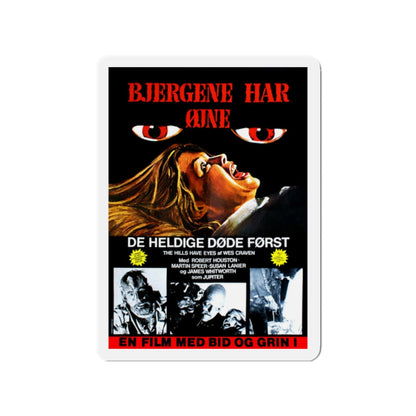 THE HILLS HAVE EYES (DANISH) 1977 Movie Poster - Refrigerator Magnet-2" x 2"-The Sticker Space