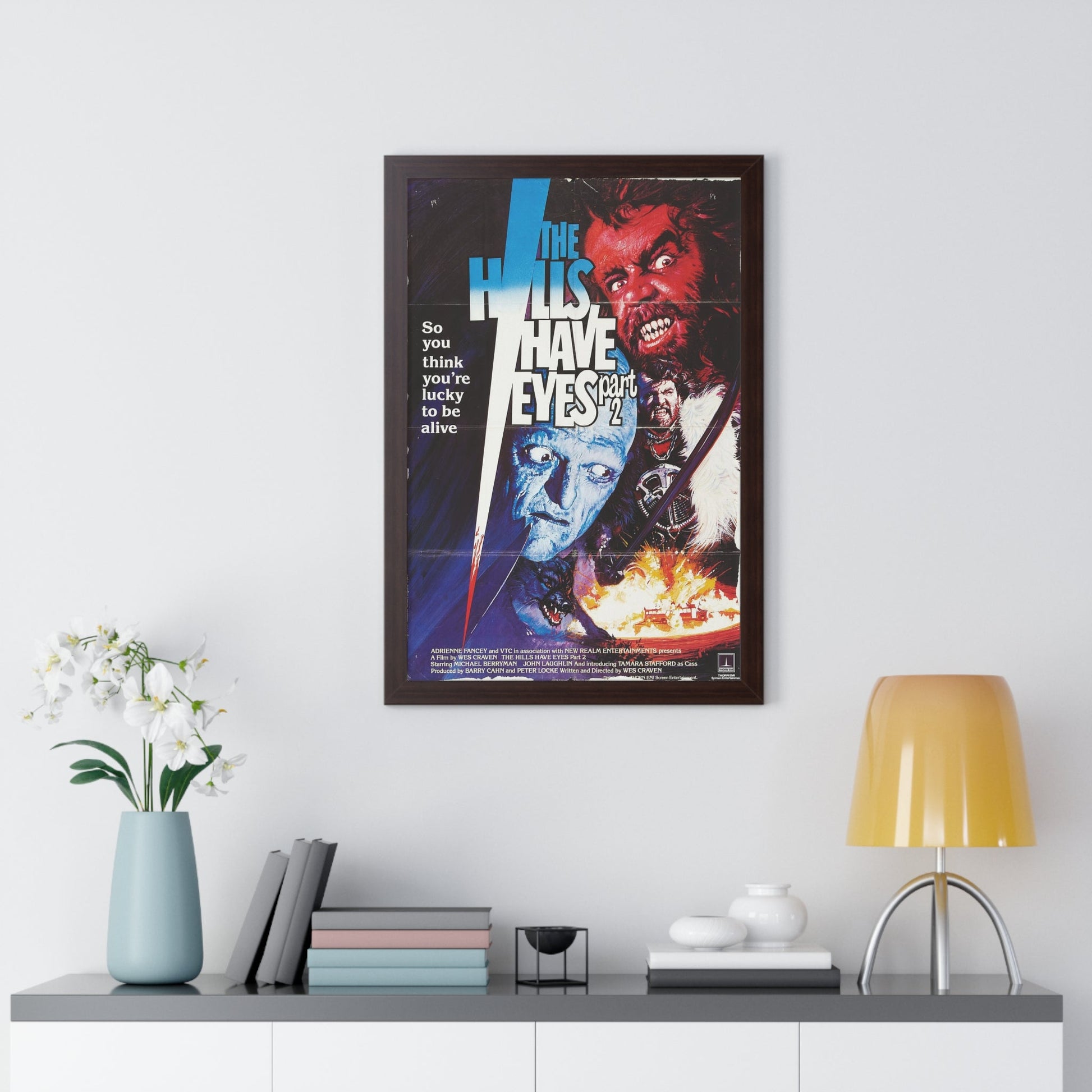 THE HILLS HAVE EYES PART II 1984 - Framed Movie Poster-The Sticker Space