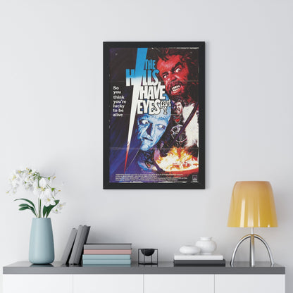 THE HILLS HAVE EYES PART II 1984 - Framed Movie Poster-The Sticker Space