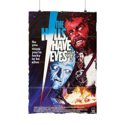 THE HILLS HAVE EYES PART II 1984 - Paper Movie Poster-20″ x 30″-The Sticker Space