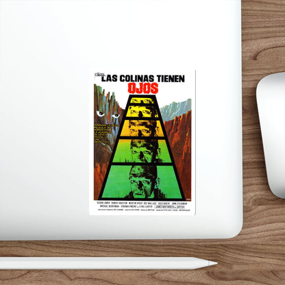 THE HILLS HAVE EYES (SPANISH) 1977 Movie Poster STICKER Vinyl Die-Cut Decal-The Sticker Space