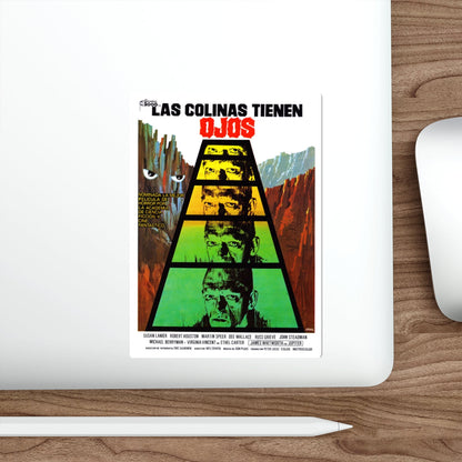 THE HILLS HAVE EYES (SPANISH) 1977 Movie Poster STICKER Vinyl Die-Cut Decal-The Sticker Space