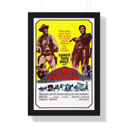 THE HILLS RUN RED (RIVER OF DOLLARS) 1966 - Framed Movie Poster-16″ x 24″-The Sticker Space