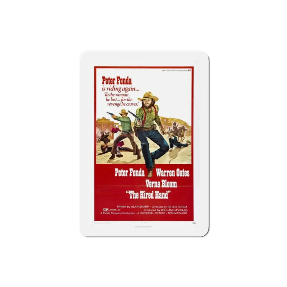 The Hired Hand 1971 Movie Poster Refrigerator Magnet 2 Inch - The Sticker Space