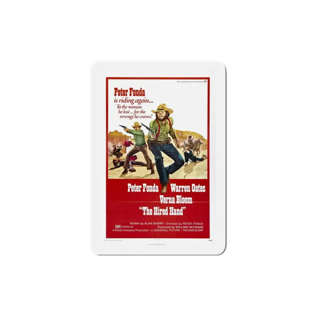 The Hired Hand 1971 Movie Poster Refrigerator Magnet 3 Inch - The Sticker Space