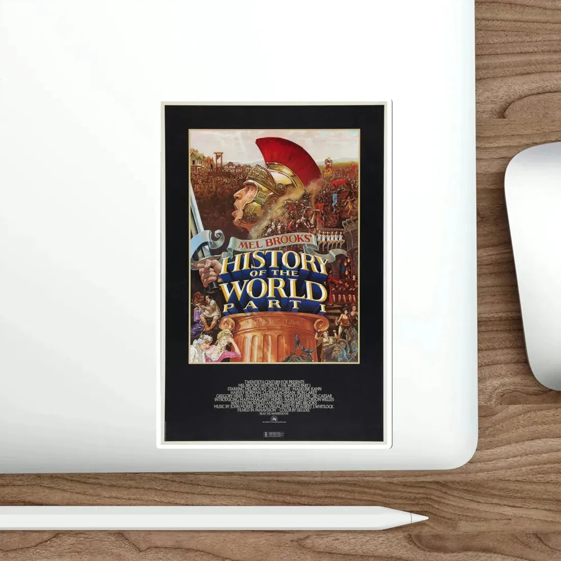 The History of the World Part I 1981 Movie Poster STICKER Vinyl Die-Cut Decal - The Sticker Space
