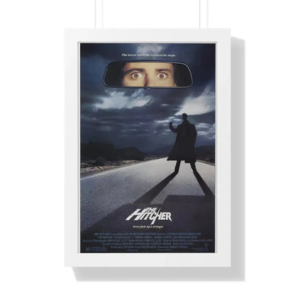 THE HITCHER 1986 - Framed Movie Poster 16″ x 24″ White - The Sticker Space