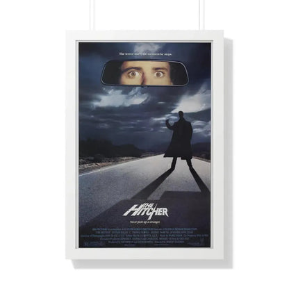 THE HITCHER 1986 - Framed Movie Poster 20" x 30" White - The Sticker Space