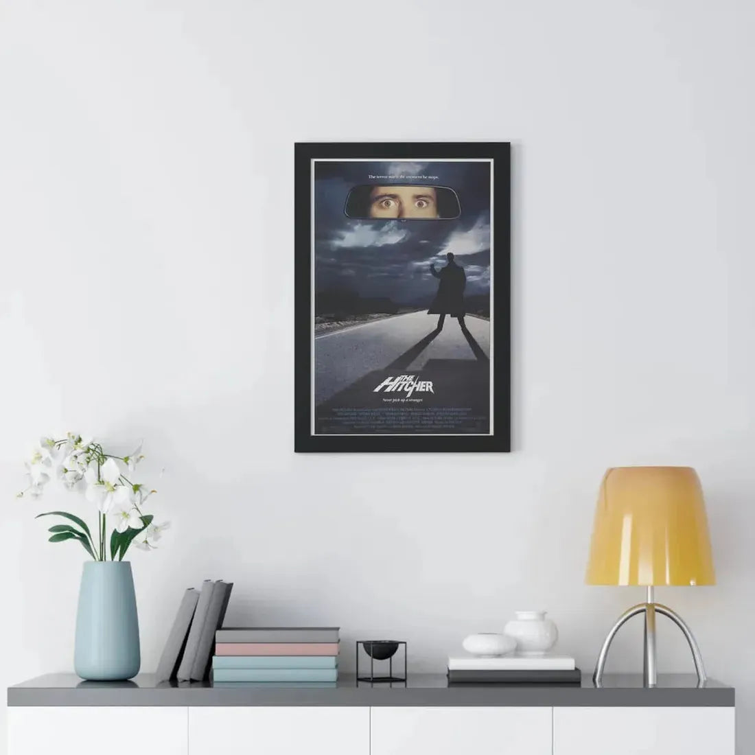 THE HITCHER 1986 - Framed Movie Poster - The Sticker Space