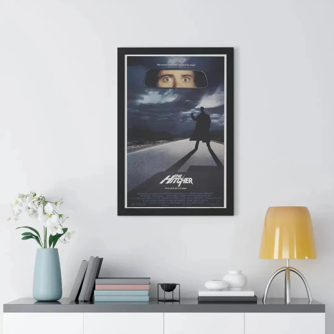 THE HITCHER 1986 - Framed Movie Poster - The Sticker Space