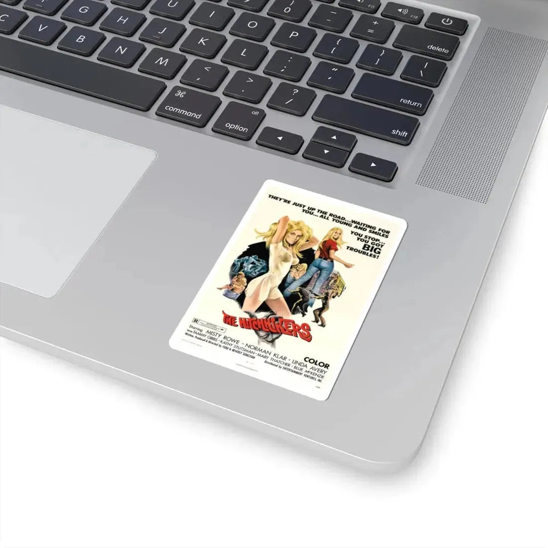 The Hitchhikers 1972 Movie Poster - STICKER Vinyl Kiss-Cut Decal - The Sticker Space