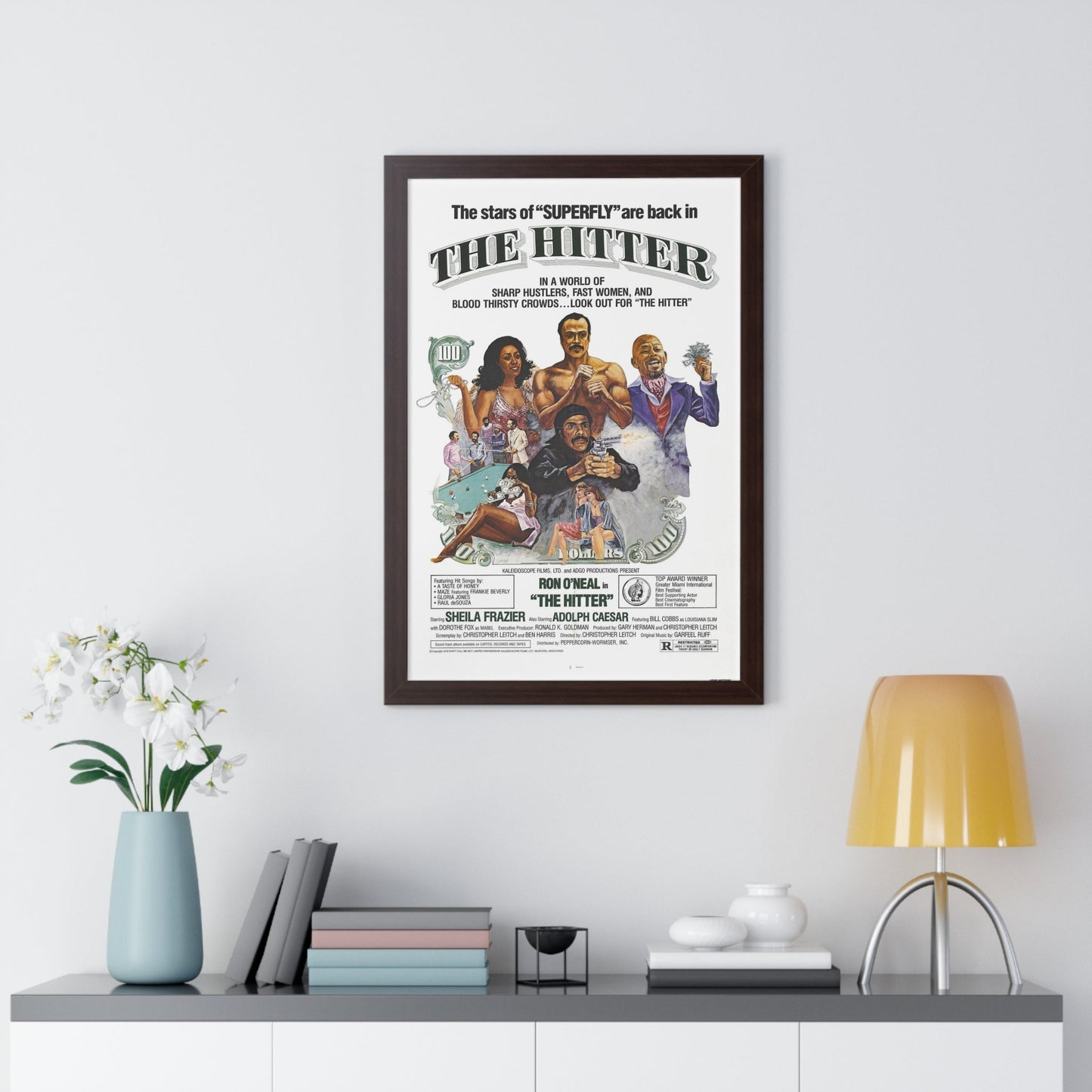 THE HITTER 1979 - Framed Movie Poster-The Sticker Space