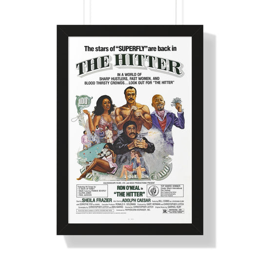 THE HITTER 1979 - Framed Movie Poster-16″ x 24″-The Sticker Space