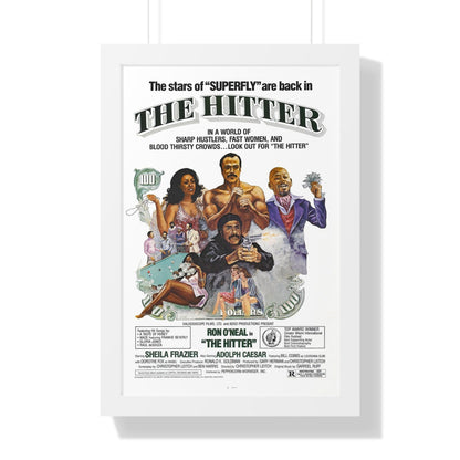 THE HITTER 1979 - Framed Movie Poster-16″ x 24″-The Sticker Space