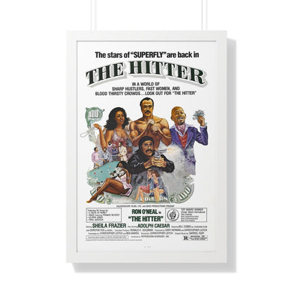 THE HITTER 1979 - Framed Movie Poster-20" x 30"-The Sticker Space