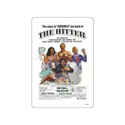 THE HITTER 1979 Movie Poster STICKER Vinyl Die-Cut Decal 3 Inch - The Sticker Space