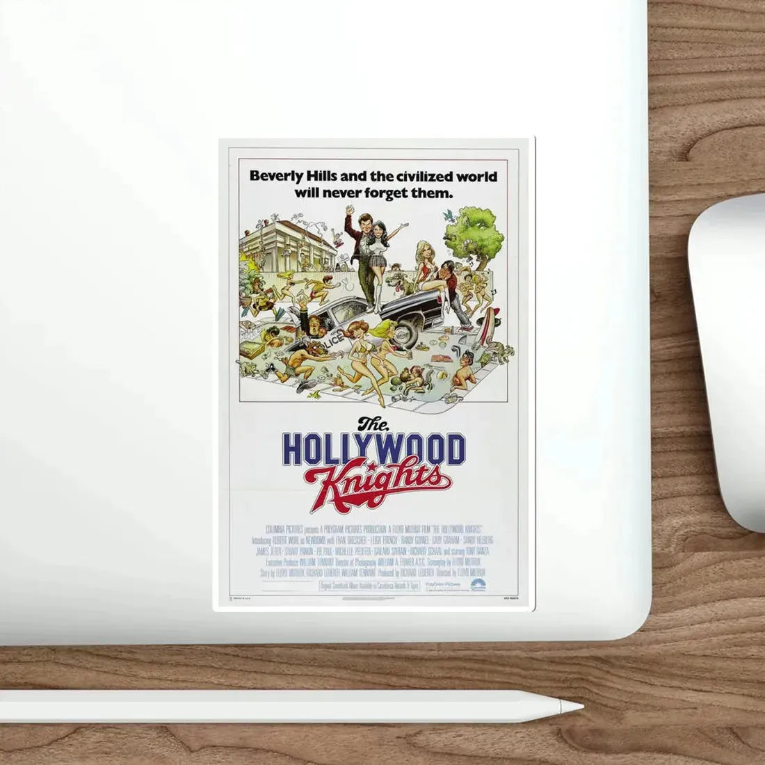 The Hollywood Knights 1980 Movie Poster STICKER Vinyl Die-Cut Decal - The Sticker Space