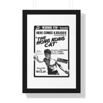 THE HONG KONG CAT 1973 - Framed Movie Poster-16″ x 24″-The Sticker Space